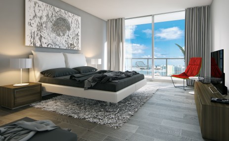 HYDE MIDTOWN_Typical Bedroom (with flooring upgrade)